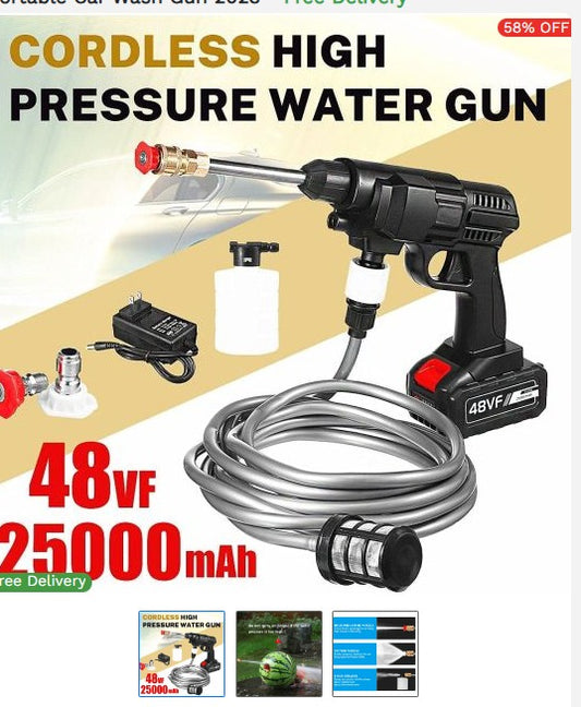 Electric Car Pressure Water Gun ! بندقية ضغط المياه الكهربائية للسيارة